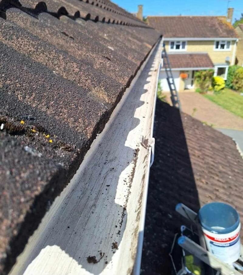 Gutter and fascia